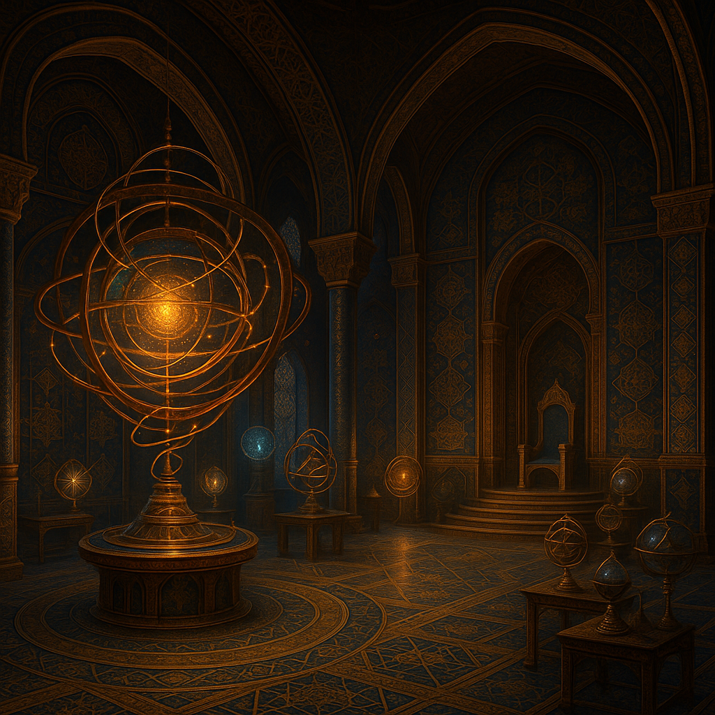 Khadi divination chamber with astrolabe