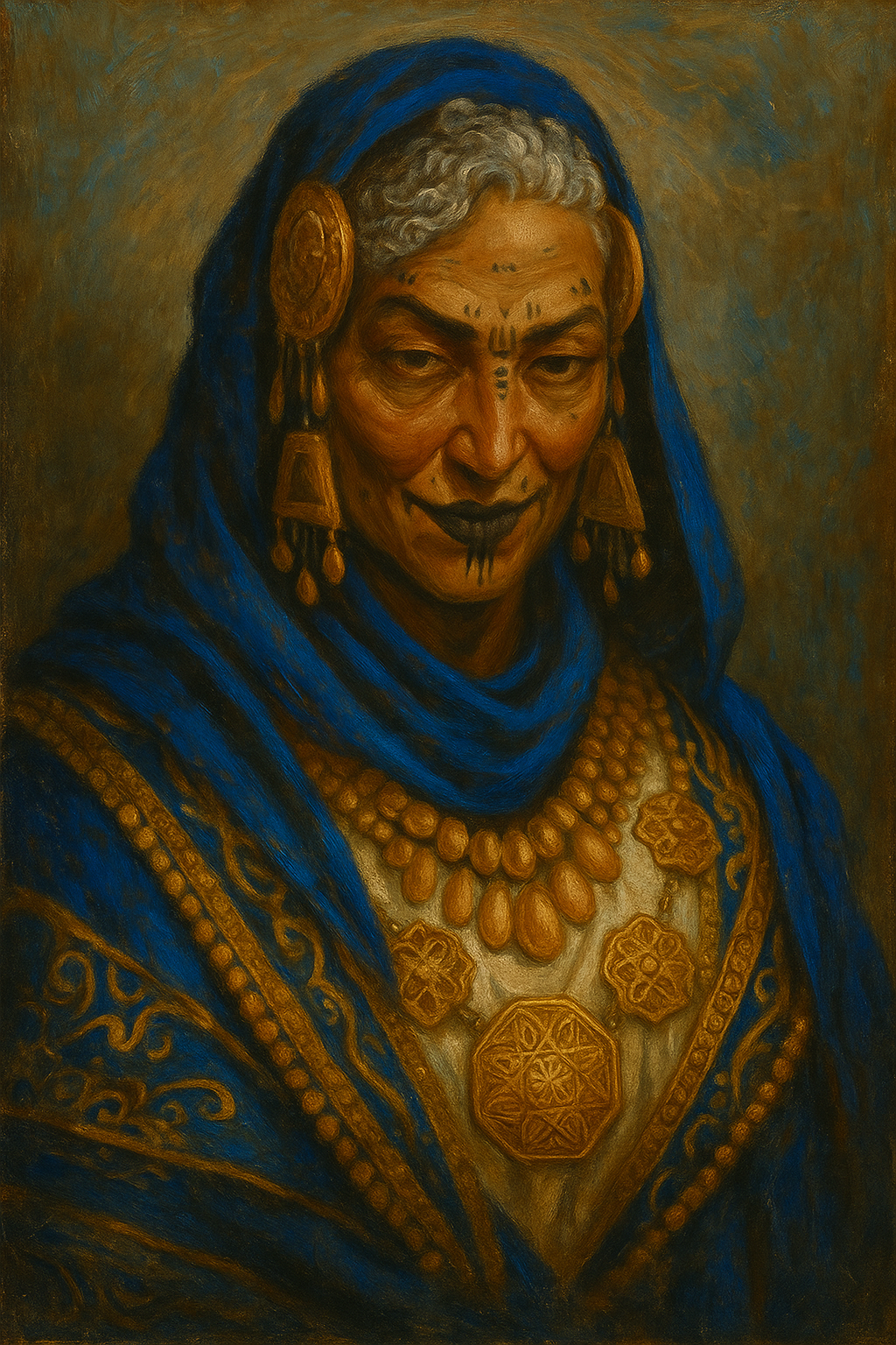 Portrait of the Blue Lady